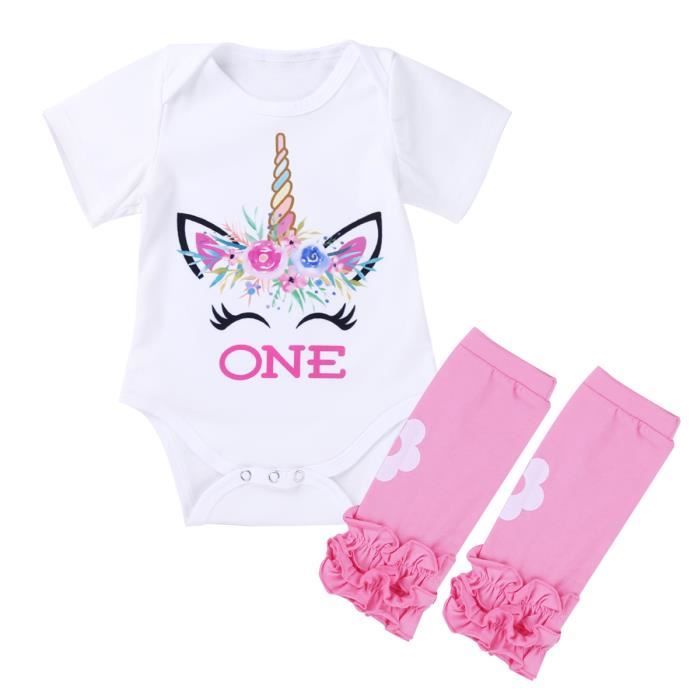 Body Bebe Filles Licorne Imprime Lettre Pour Anniversaire De 6 A 12 Mois Blanc Cdiscount Pret A Porter