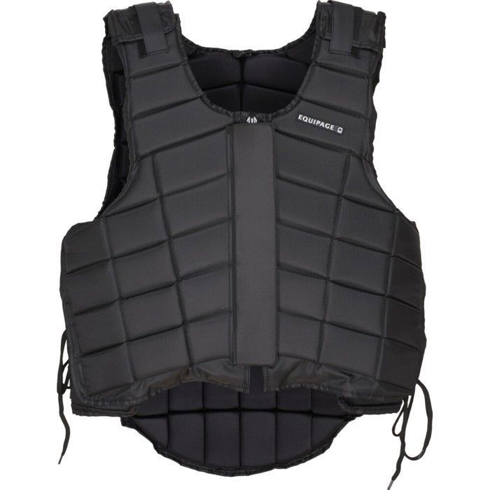 Gilet de protection équitation - Equipage Rider - Noir - Adulte - Norme CE EN 13158:2018