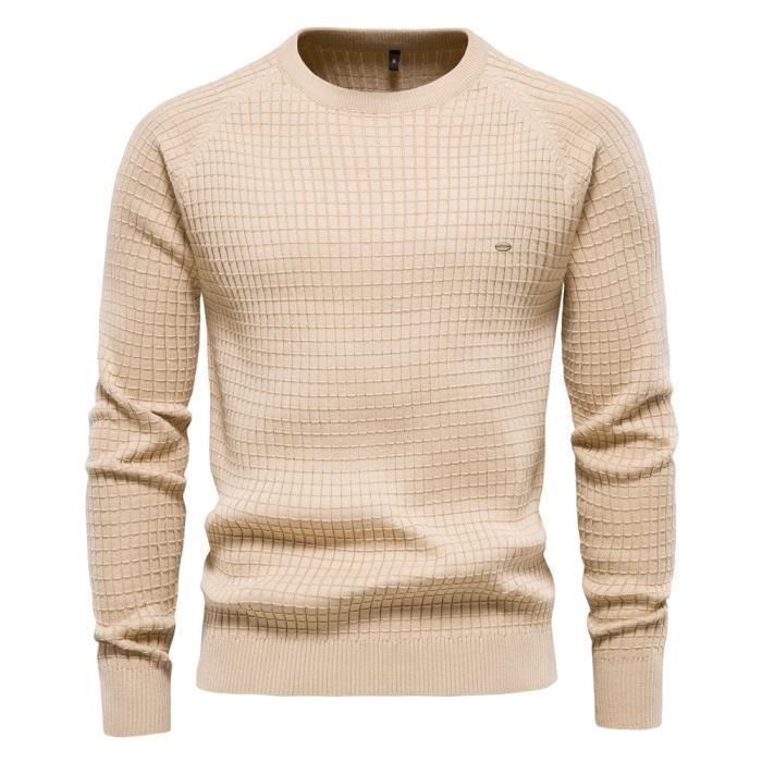 Pull Col Roulé Homme Coupe Slim - Tissu Doux Et Chaud - Tailles M à 3XL - Pour Automne, Hiver, Décontracté Ou Habillé