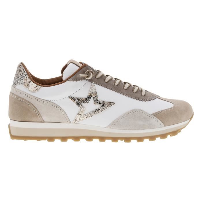 Baskets Femme Cetti C-1376 En Daim Moka - Design écailles, Confortables Et Stylées Pour Ville - 1