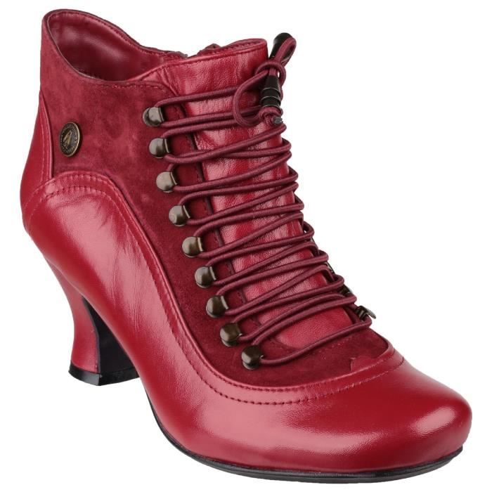 Bottines femme lacets petit talon cheap