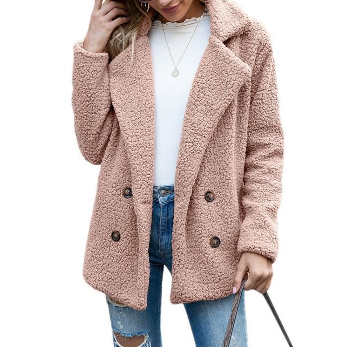 Manteau duveteux on sale