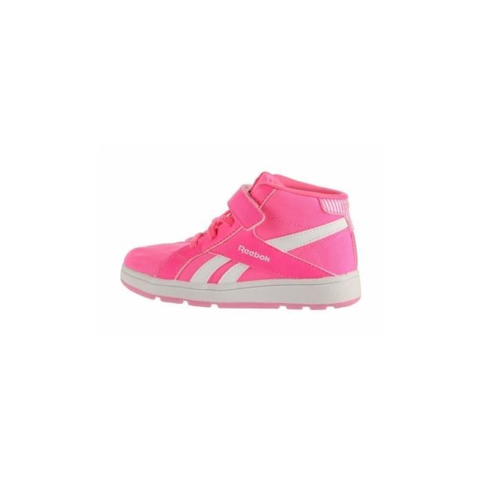 Baskets Reebok Royal Comp M Rose-Blanc - Mixte/Bébé - REEBOK - Synthétique - Lacets - Plat Baskets Reebok Royal Comp M Rose-Blanc - Mixte/Bébé - REEBOK - Synthétique - Lacets - Plat