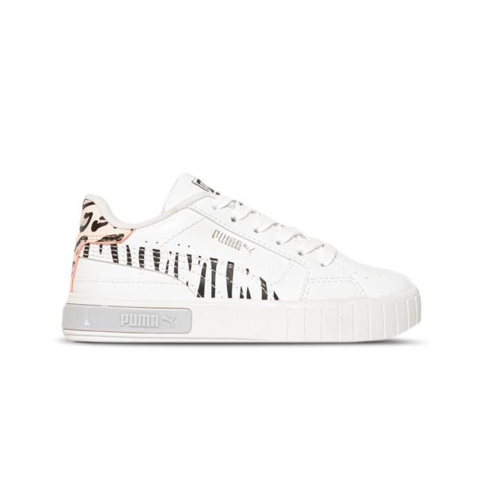 PUMA Basket Pour Filles Cali Star Summer Roar PS Blanc Cdiscount Chaussures