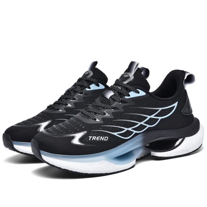 Chaussures Homme à Bout Large Sans Lacets - Respirantes Et Antidérapantes - Pour Sport, Marche, Quotidien - Confort Orthopédique