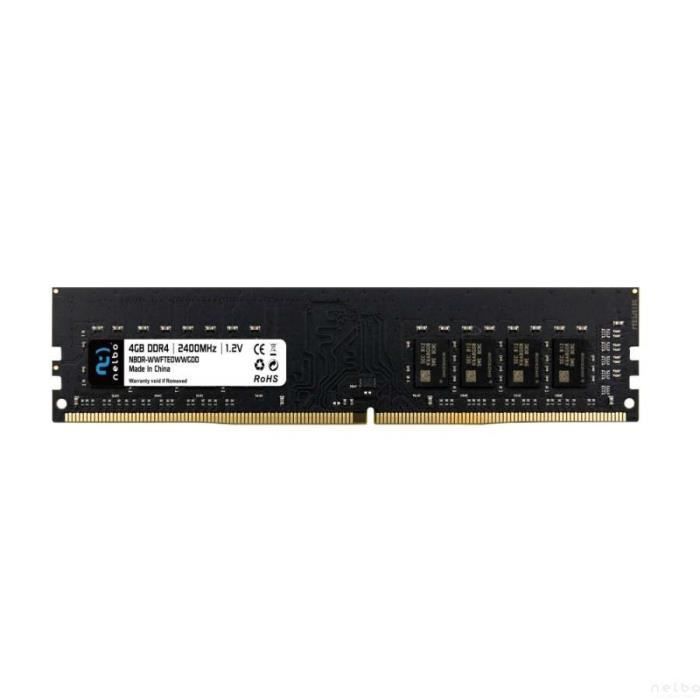 Mémoire RAM 8 Go DDR4, 2400 MHz, 1.2V CL17, Nelbo Original, Pour