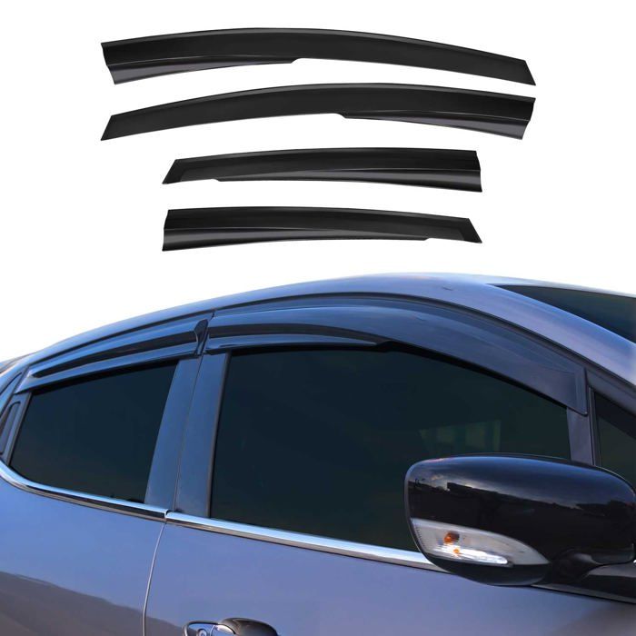 Déflecteurs De Vent Pluie D'air pour Kia Optima SD 2010-2015 Acrylique 4 Pcs