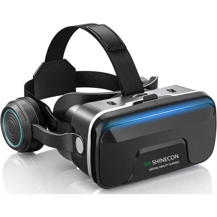 Casque Vr, Casque Réalité 3D Virtuelle Pour 4.77.2 AndroidIos 3D Films Et Jeux Casques De
