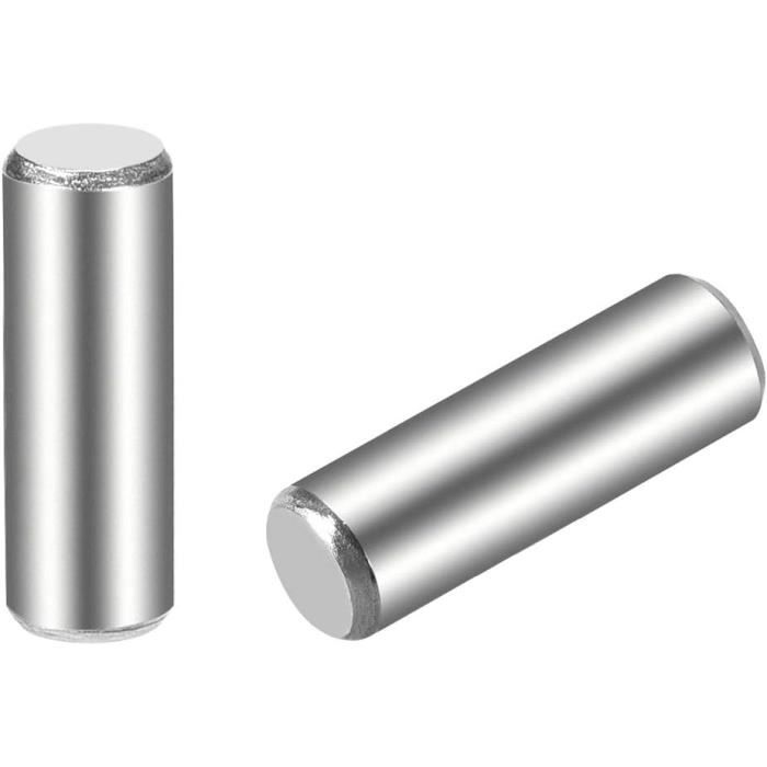 Goupille SOURCING MAP 2Pcs 8x80mm Inox 304 Rond Tête Plat Chanfreiné