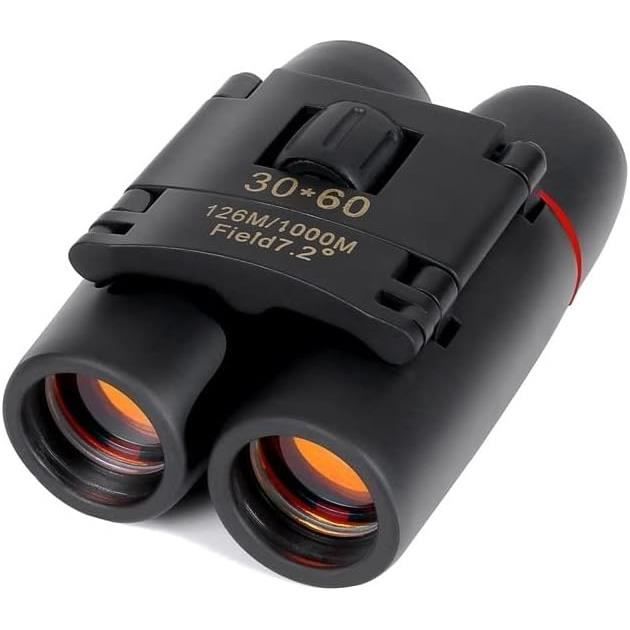 Jumelles Compactes Pour Adultes 30 X 60 Hd Pour Observation Des Oiseaux