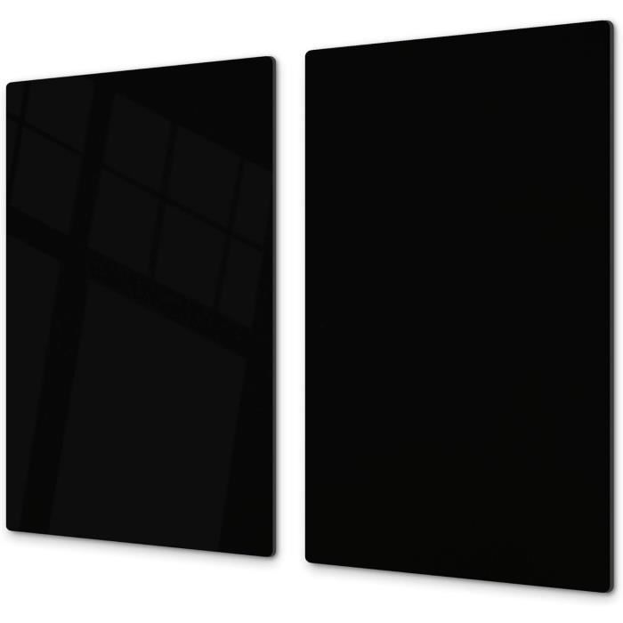 Planche à Découper Verre Trempé 52x40 Cm Beige Prunier – Protection Vitrocéramique & Découpe Hygiénique