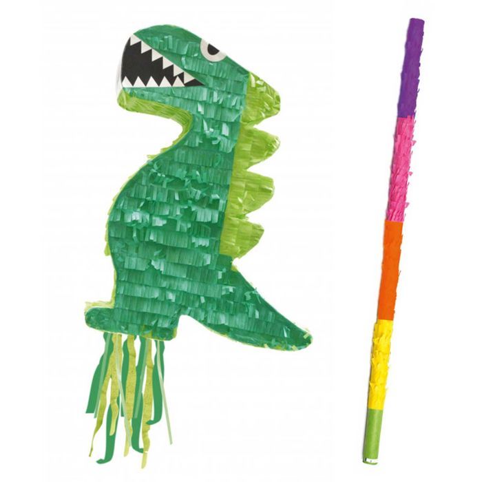102 Pcs Dinosaure Pinata Anniversaire Garcon Dinosaure Oeuf Dinosaure Figurine Puzzles Jouets Masques Slap Bracelets Porte Clés Timbres Sac Cadeau Boîte pour Enfants Dino Anniversaire Party Faveurs 