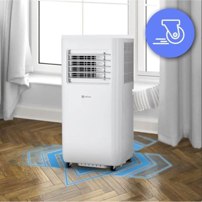 Climatiseur Mobile Korona Iceberg 9.0 ECO - 9000 BTU/h, 3en1 Refroidissement, Déshumidification, Ventilation - Pour Pièces Jusqu'à 34m²