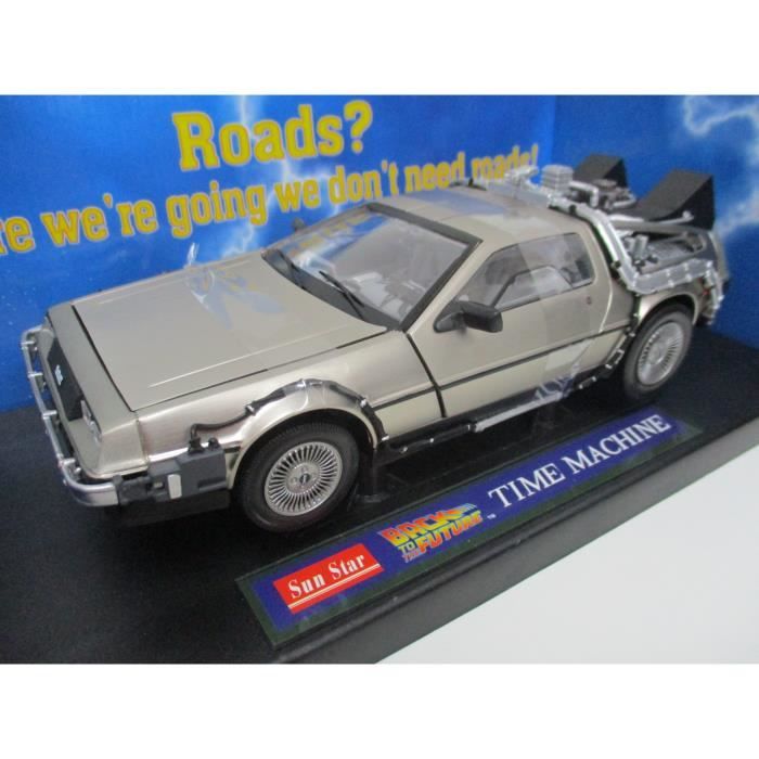 Voiture miniature SUNSTAR Delorean Gris 1/18 Retour vers