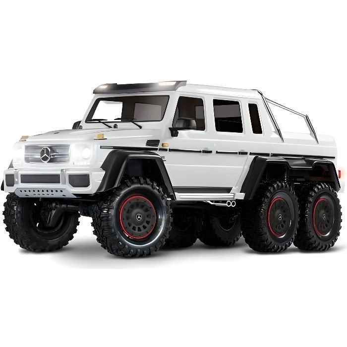 Trx 6 Blanc Mercedes Benz Classe G63 Amg 6x6 Rtr Traxxas Trx88096 4 Wht Achat Vente Voiture Electrique Enfant Cdiscount