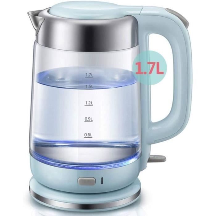 Bouilloire électrique BELLA 1,7L En Verre Avec LED - Chauffage Rapide 1500W, Arrêt Automatique, Filtre Amovible - 6