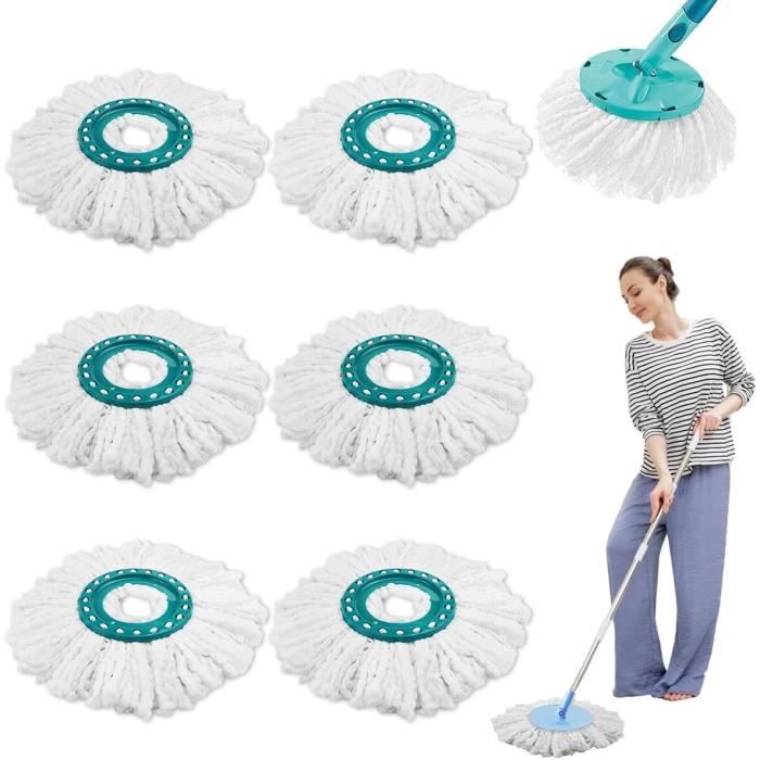 2er Pack Mopp Ersatzköpfe Für Leifheit Clean Twist - Saugstarke Mikrofaser