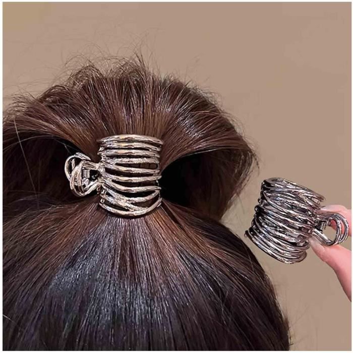 DIADEME,Argent--Peigne à Cheveux En Strass Argenté Pour Femmes, Bijoux