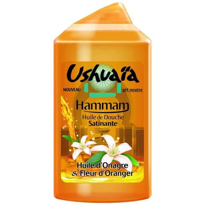 Ushuaia Gel douche hammam huile d'orange 250ml - Cdiscount Au quotidien