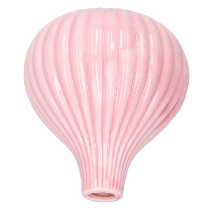 Vase Céramique Rose Moderne - Décoration Minimaliste
