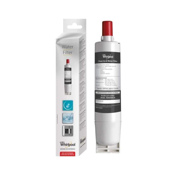 Filtre origine WHIRLPOOL SBS200 remplace SBS002 - SBS001