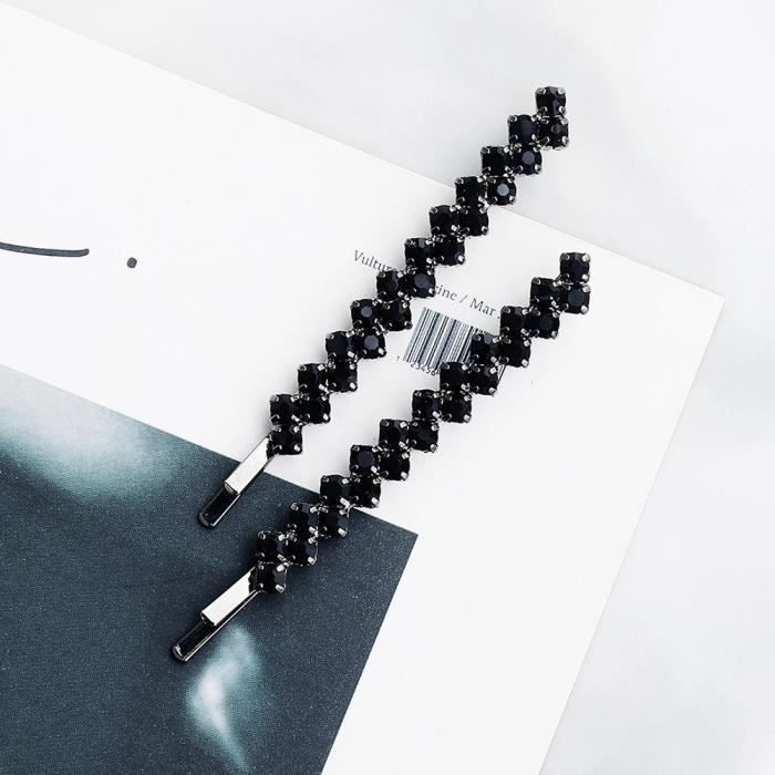 3 Barrettes à Cheveux Mariée Strass Et Perles - Accessoire Coiffure Blanc Pour Mariage Et Fêtes