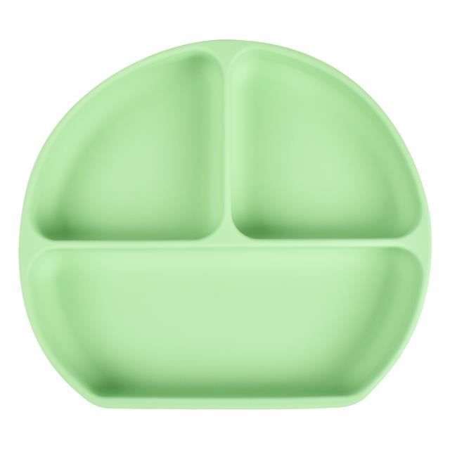 VOSSOT Lot De 2 Assiettes Bébé à Ventouse | Silicone Alimentaire Sans BPA