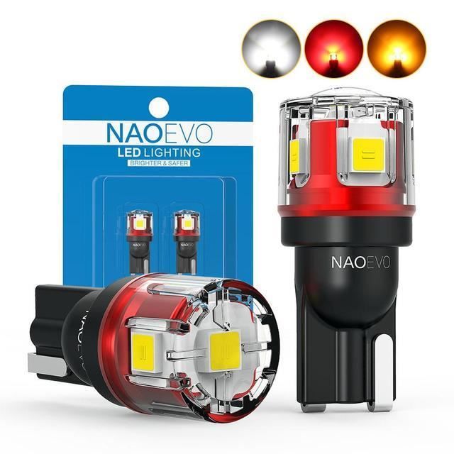 Pack De 2 Ampoules LED W5W Canbus Blanc 6000K Pour Veilleuses - Compatible Citroën C1 Et Autres - Neuf