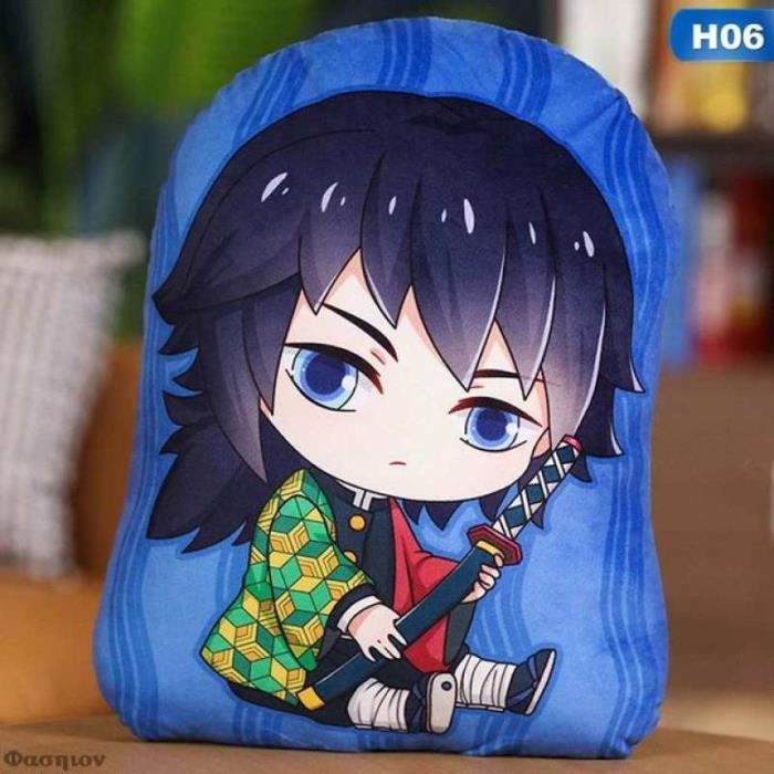 JS08740-Oreiller en peluche japonais Manga lame du diable de Kimetsu no Kamado Nezuko. poupée. dessin animé démon Slay -