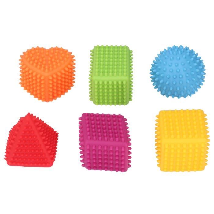 coloré Main Douce saisir Balle Infantile Jouets sensoriels Balle pour bébé garçons Filles Zerodis Bébé Peluche Balle #1 