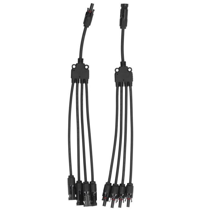 4pcs Universel 3 AA à D Taille Cellule Parallèle Batterie