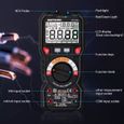 Multimètre, Testeur Electrique, METERK Avancé TRMS 6000 Points/Ampèremètre/Voltmètre/Ohmmètre/Ecran LCD Rétroéclairé -1
