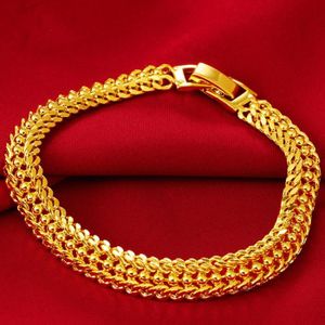 Gourmette femme or jaune clearance