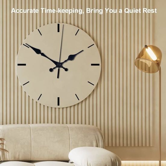 Mécanisme à Quartz Silencieux Pour Horloge DIY - 5 Longueurs De Tige (13 à 28mm), Précis à ±1 Sec/jour, Pile AA Non Incluse