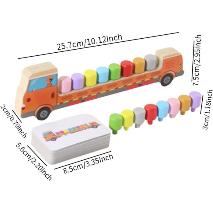 Jouet Montessori pour Enfants 1-3 Ans - Motricité et Tri des Couleurs Jouet Montessori pour Enfants 1-3 Ans - Motricité et Tri des Couleurs
