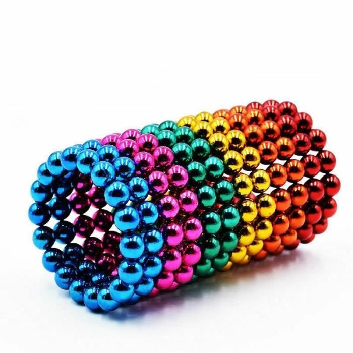 Billes Magnétiques Anti-Stress, Zanox, 216 Magnet Balls, Billes Aimantées  5mm, Cube magnétique, 8 couleurs - Cdiscount Jeux - Jouets