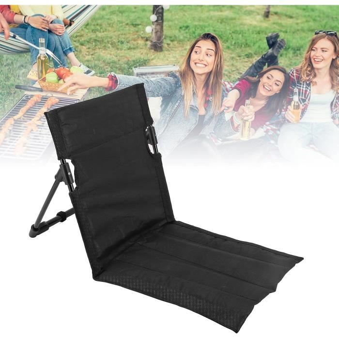 Chaise De Camping Pliante MagiDeal – Dossier Haut Réglable, Assise Confortable, Tissu Oxford – Poids 650g – Idéale Plage, Pêche, Rando – Vert Militaire