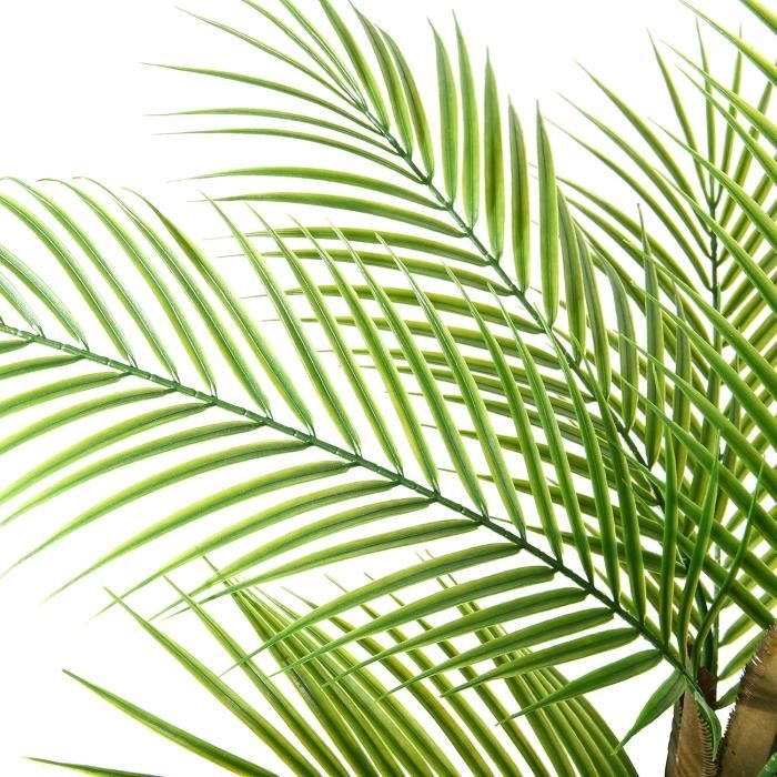 Palmier Artificiel Areca VEVOR, 1,5 M, Pot Blanc, Faux Arbre Tropical Palmier Areca Pour Decoration Interieur Salon Bureau Interieur Exterieur 96942859