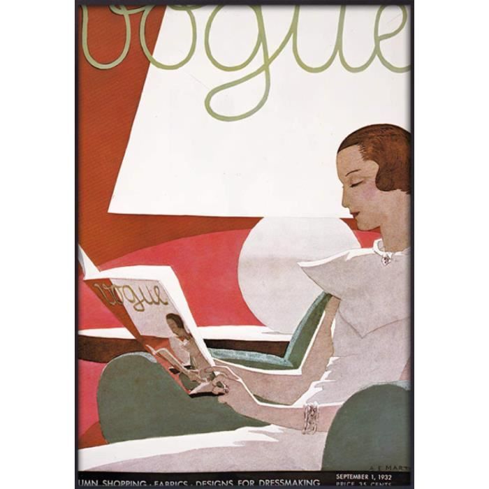 Tableau Vogue ❤️ couverture du magazine Vogue️ vintage année