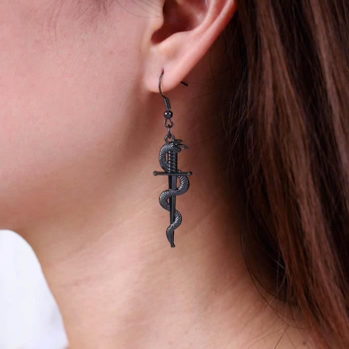 Boucles D'Oreilles Gothique pe  Vis Boucles D'Oreilles Argent ...