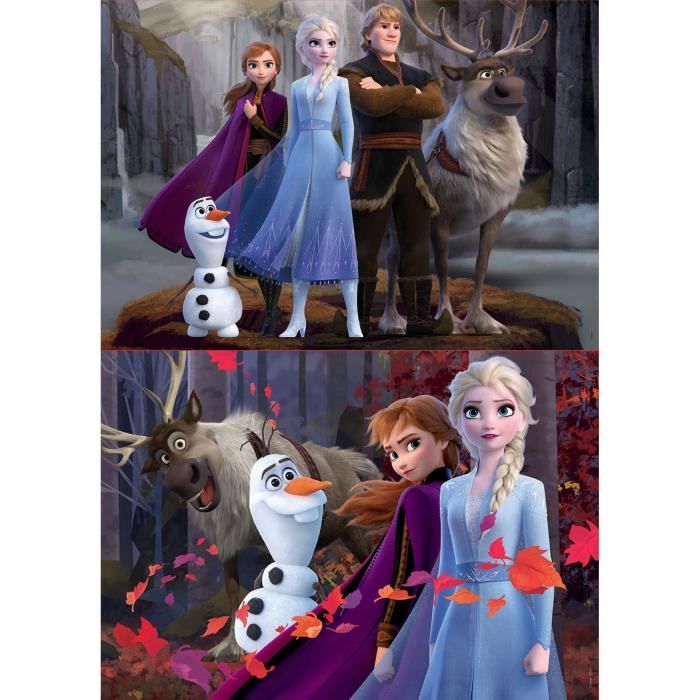 Puzzle - EDUCA - La Reine des Neiges 2 - 2x100 pièces - Pour Enfant ...