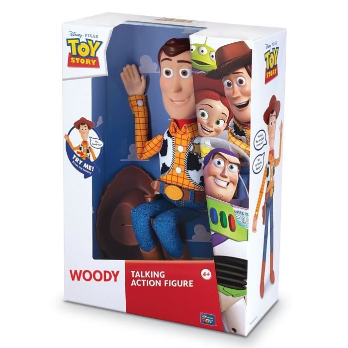 Toy story figurine parlante woody 40cm shop