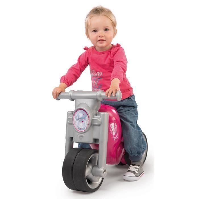 SMOBY Porteur Moto Rose Cdiscount Jeux Jouets