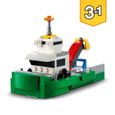 LEGO® Creator 3-en-1 31113 Le Transporteur de Voitures de Course, Jouet, Camion avec Remorque-2