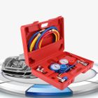 Kit Manomètres Climatisation - 4 Tuyaux, Manifold, Pour R12/R134A/R410A, Neuf