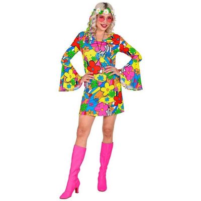Robe Femme Toast Multicolore à Pois Et Fleurs - Taille UK 16 - Neuf Avec étiquettes - Viscose 100%