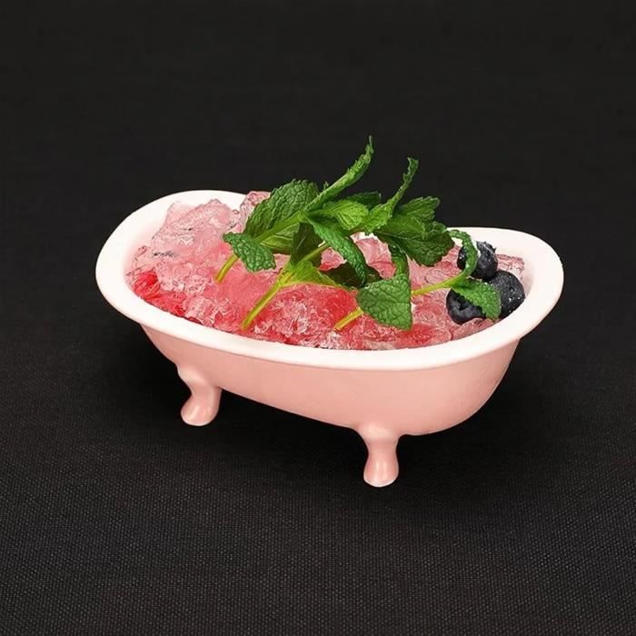 Verre Cocktail 3D Baignoire Pink - Verre Céramique Original 200-300ml | Décoration Bar Fête Thème
