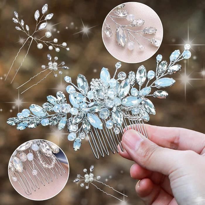 Broche a cheveux mariage sale