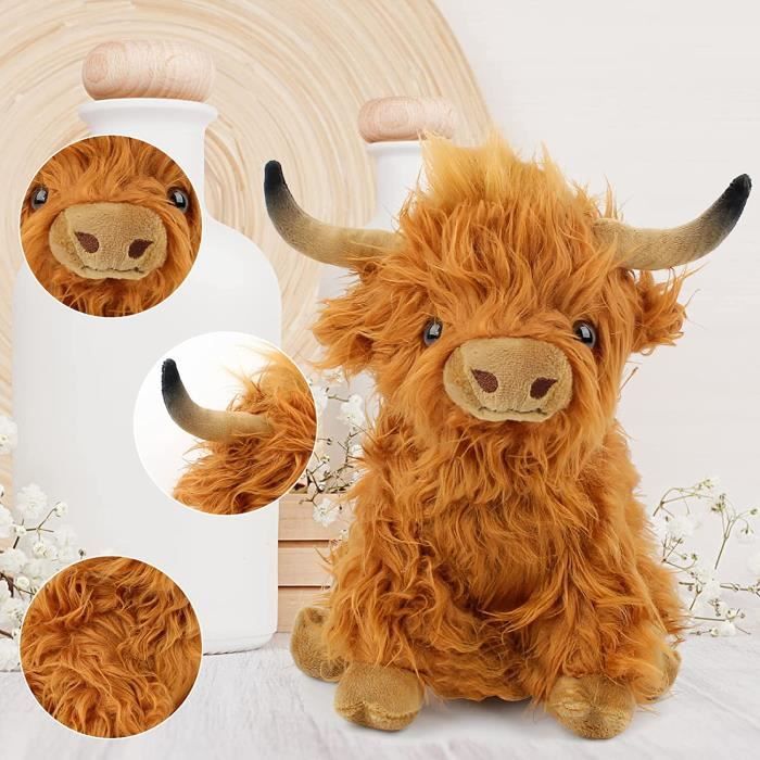 Peluche vache highland store