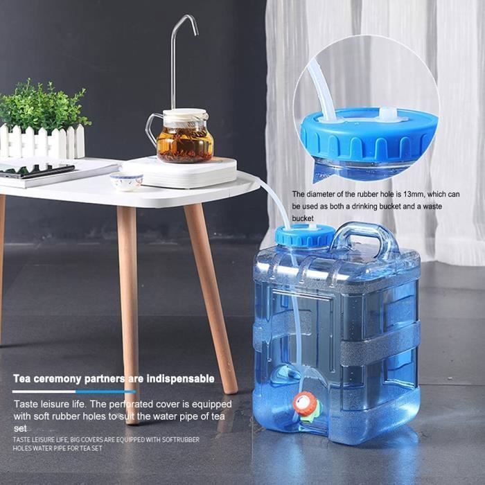 Réservoir d'eau sur roues pour camping 40 L Bleu vidaXL